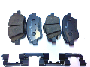 Image of Brake pads. Disc Brake Pad Set. FRONT PADS. Front; Incl.Clips,Shims image for your 2006 Hyundai Elantra   